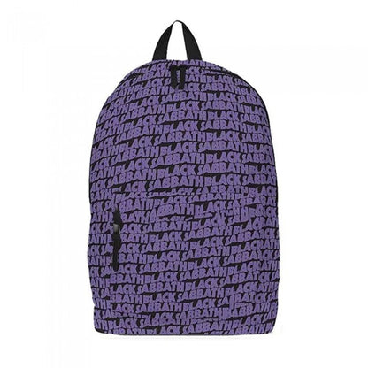 Front - RockSax All Over Print Black Sabbath Backpack