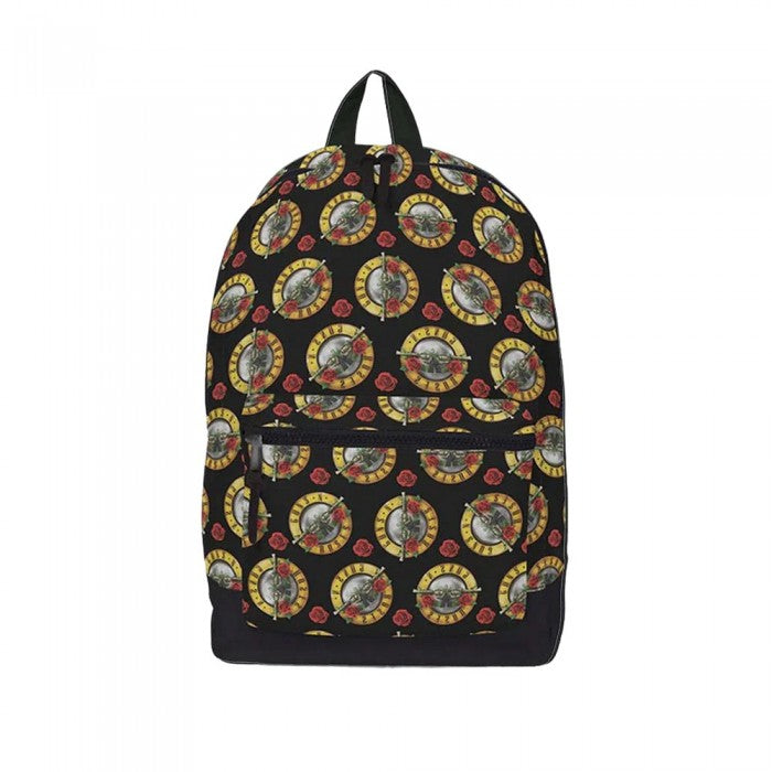 Front - RockSax Roses Guns N Roses All-Over Print Backpack