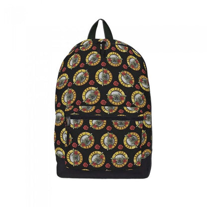 Front - RockSax Roses Guns N Roses All-Over Print Backpack