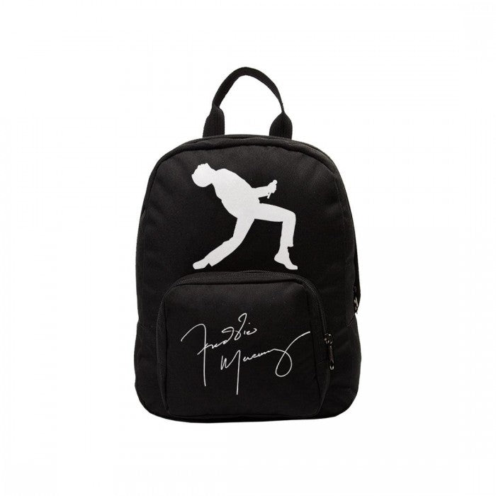Front - RockSax Printed Signature Freddie Mercury Backpack