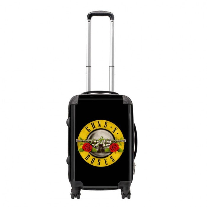 Front - RockSax Bullet Logo Guns N Roses 4 Wheeled Cabin Bag