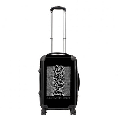 Front - RockSax Unknown Pleasures Joy Division Hardshell 4 Wheeled Cabin Bag