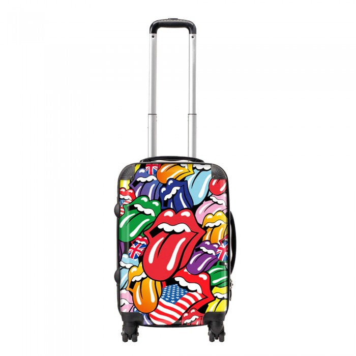 Front - RockSax Tongues The Rolling Stones Hardshell 4 Wheeled Cabin Bag