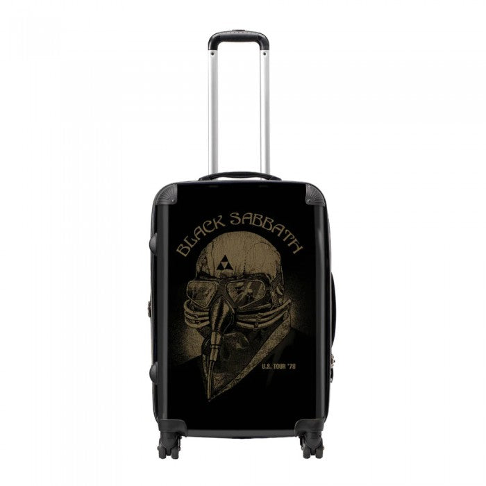 Front - RockSax Never Say Die Black Sabbath Hardshell 4 Wheeled Cabin Bag
