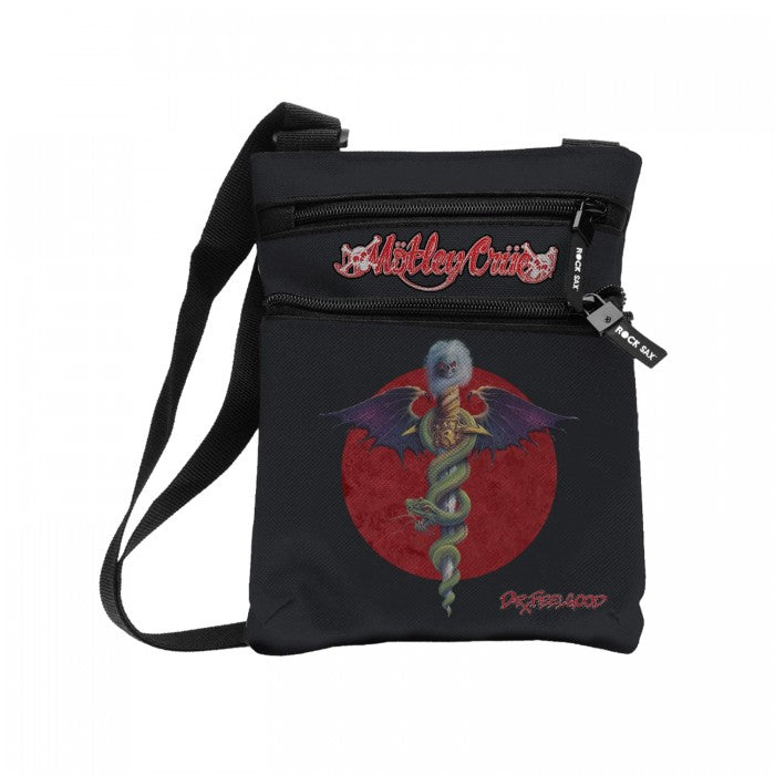 Front - RockSax Dr. Feelgood Circle Motley Crue Crossbody Bag