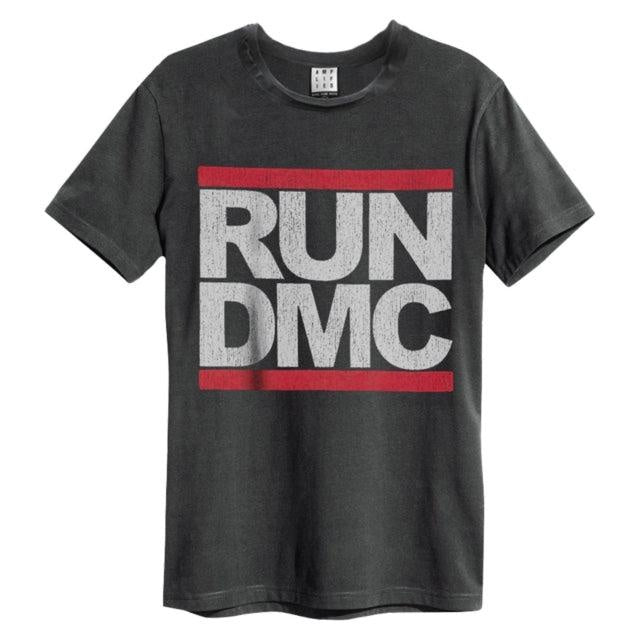 Front - Amplified Unisex Adult Run DMC Vintage Logo T-Shirt