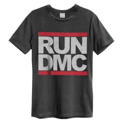 Front - Amplified Unisex Adult Run DMC Vintage Logo T-Shirt