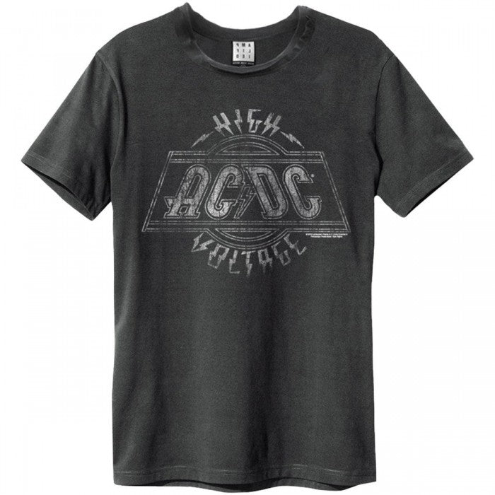 Front - Amplified Unisex Adult High Voltage AC/DC Vintage T-Shirt