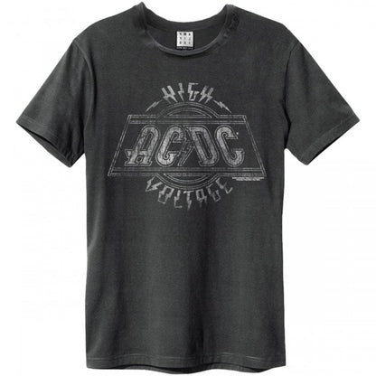 Front - Amplified Unisex Adult High Voltage AC/DC Vintage T-Shirt