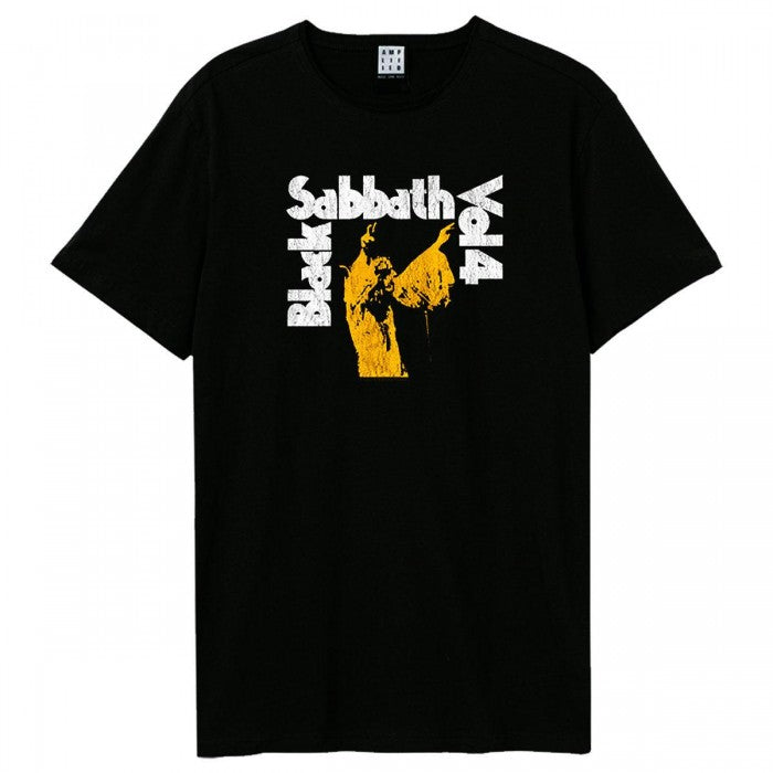 Front - Amplified Unisex Adult Vol 4 Black Sabbath Vintage T-Shirt