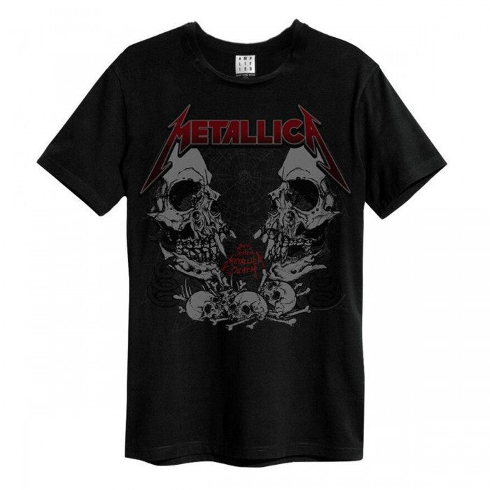 Front - Amplified Unisex Adult Birth School Metallica Vintage T-Shirt