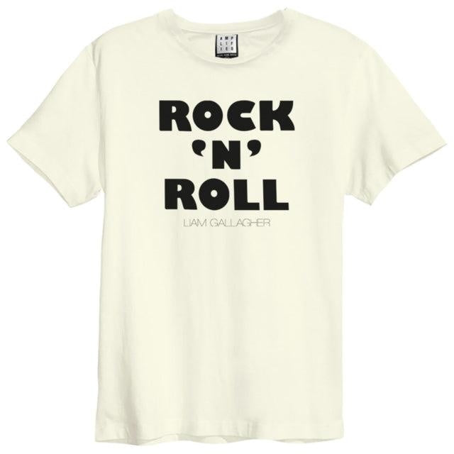 Front - Amplified Unisex Adult Rock N Roll Liam Gallagher Vintage T-Shirt