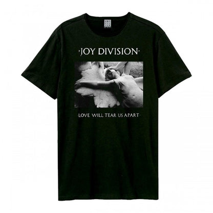 Front - Amplified Unisex Adult Love Will Tear Us Apart Joy Division Vintage T-Shirt