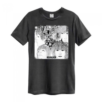 Front - Amplified Unisex Adult Revolver The Beatles Vintage T-Shirt