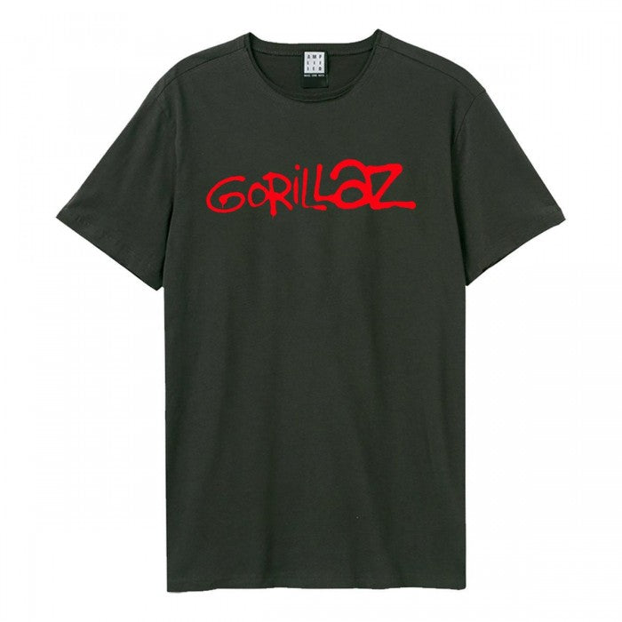 Front - Amplified Unisex Adult Gorillaz Vintage Logo T-Shirt
