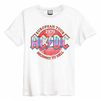 Front - Amplified Unisex Adult 79 AC/DC Vintage T-Shirt