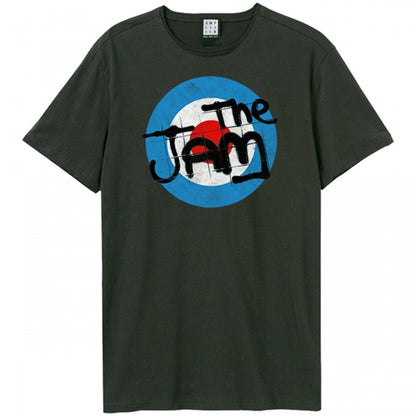 Front - Amplified Unisex Adult Target The Jam Vintage T-Shirt