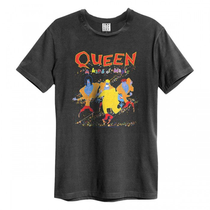 Front - Amplified Unisex Adult A Kind Of Magic Queen Vintage T-Shirt