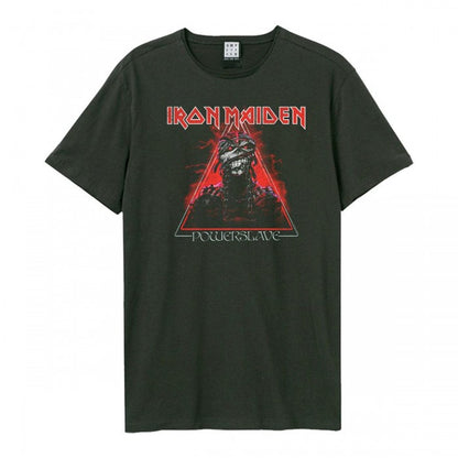 Front - Amplified Unisex Adult Powerslave Iron Maiden Vintage T-Shirt