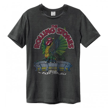 Front - Amplified Unisex Adult US 1972 The Rolling Stones Vintage T-Shirt
