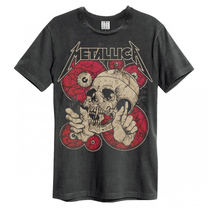 Front - Amplified Unisex Adult Watching You Metallica Vintage T-Shirt