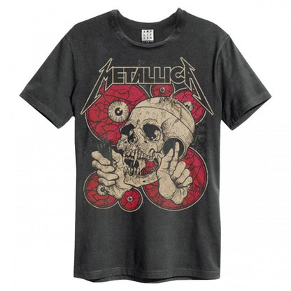 Front - Amplified Unisex Adult Watching You Metallica Vintage T-Shirt