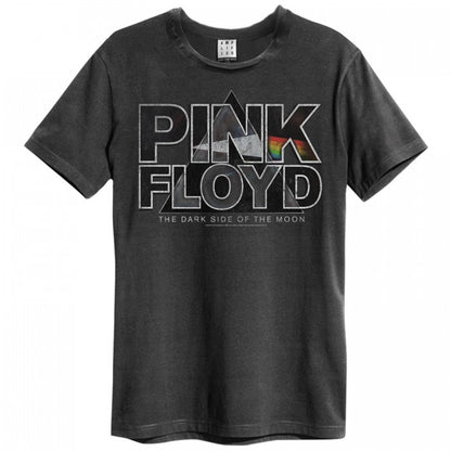Front - Amplified Unisex Adult Space Pyramid Pink Floyd Vintage T-Shirt