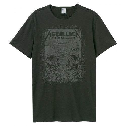 Front - Amplified Unisex Adult The Black Album Metallica Vintage T-Shirt