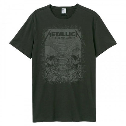 Front - Amplified Unisex Adult The Black Album Metallica Vintage T-Shirt