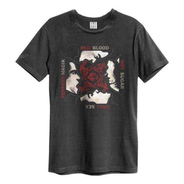 Front - Amplified Unisex Adult Blood Sugar Sex Magik Red Hot Chili Peppers Vintage T-Shirt