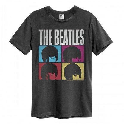 Front - Amplified Unisex Adult Hard Days Night The Beatles Vintage T-Shirt