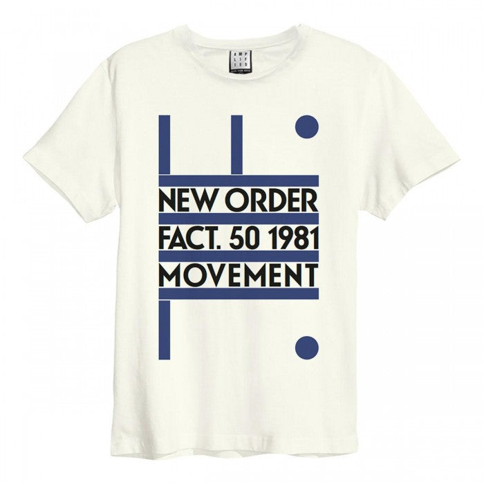 Front - Amplified Unisex Adult Movement New Order Vintage T-Shirt