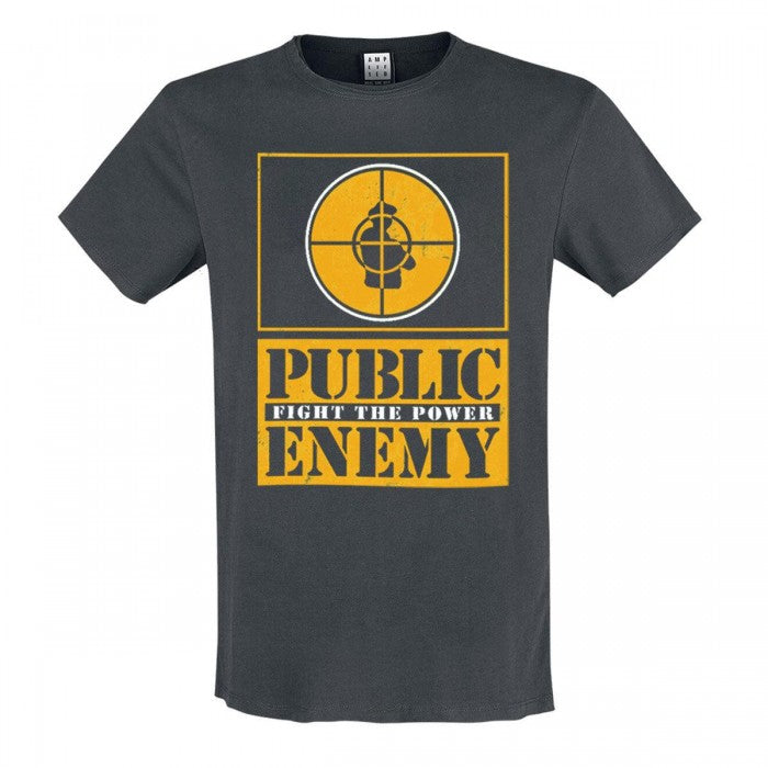 Front - Amplified Unisex Adult Fight The Power Public Enemy Vintage T-Shirt
