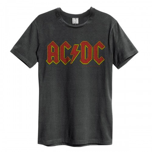 Front - Amplified Unisex Adult AC/DC Vintage Logo T-Shirt