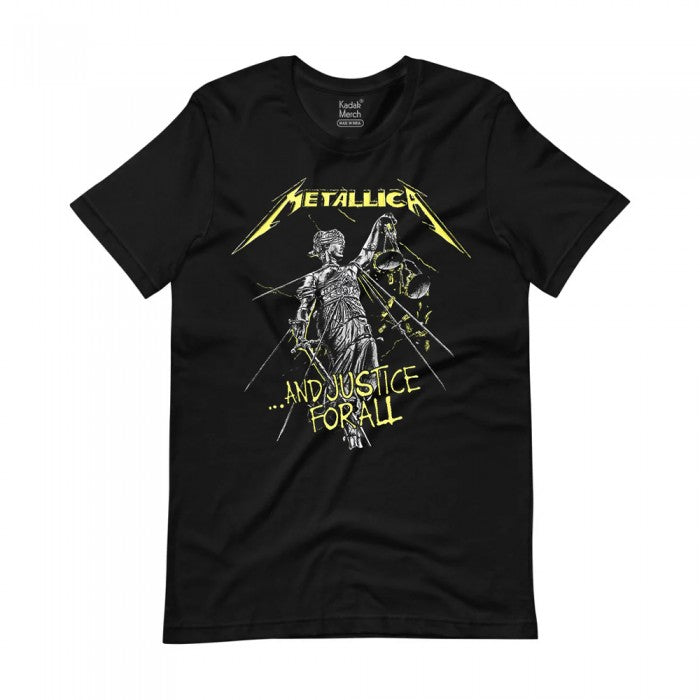 Front - Amplified Unisex Adult And Justice For All Metallica T-Shirt
