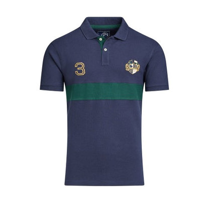 Front - Raging Bull Mens Pique Cut and Sew Panel Polo Shirt