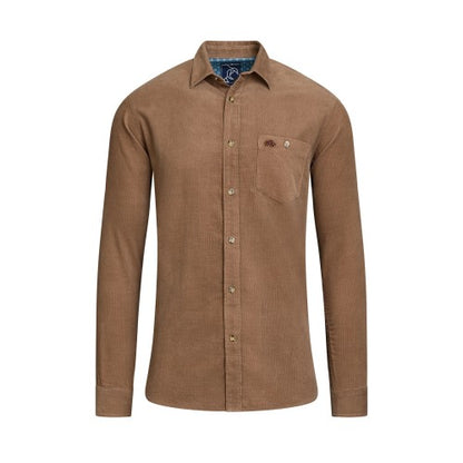 Front - Raging Bull Mens Corduroy Long-Sleeved Shirt