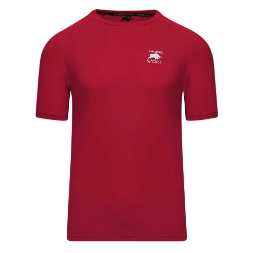 Front - Raging Bull Mens Back Print Performance T-Shirt