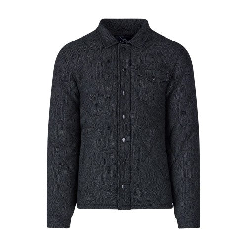 Front - Raging Bull Mens Quilted Herringbone Padded Jacket