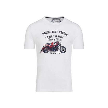 Front - Raging Bull Mens Racers Ruck & Maul T-Shirt