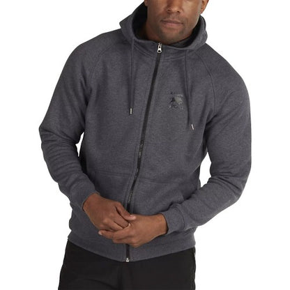 Front - Raging Bull Mens Logo Full Zip Hoodie