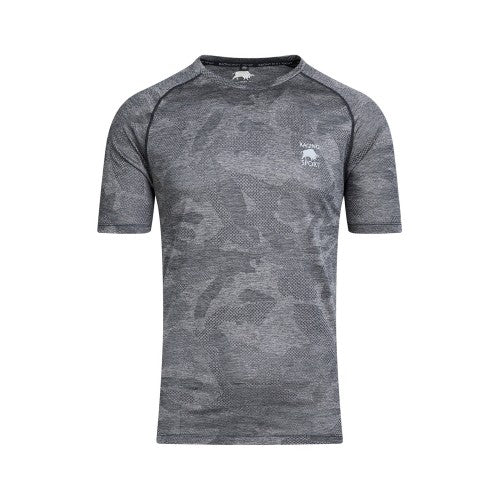 Front - Raging Bull Mens Jacquard T-Shirt