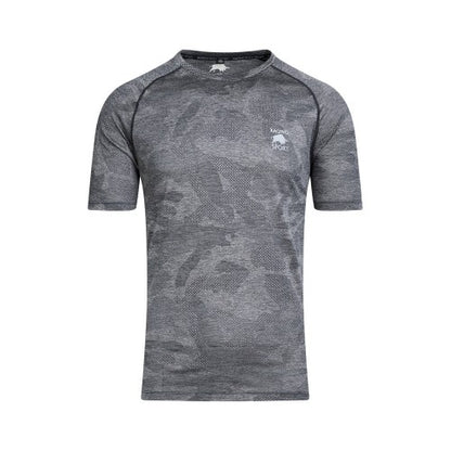 Front - Raging Bull Mens Jacquard T-Shirt