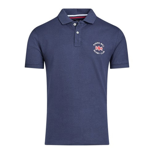Front - Raging Bull Mens Club Jersey Polo Shirt