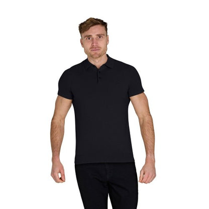 Front - Raging Bull Mens Knitted Short-Sleeved Polo Shirt