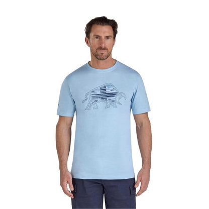 Front - Raging Bull Mens Slash Bull T-Shirt