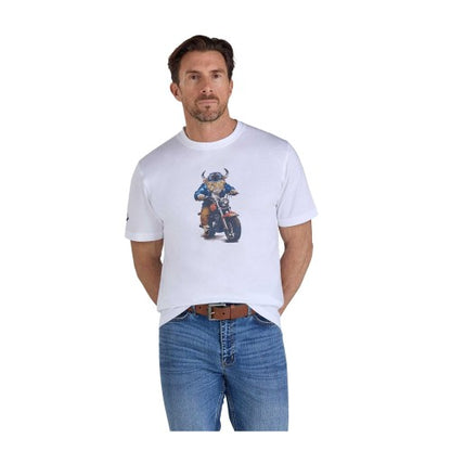 Front - Raging Bull Mens Bully Boy Biker T-Shirt