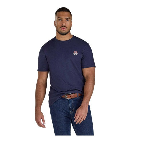 Front - Raging Bull Mens Crest T-Shirt