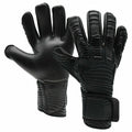 Front - Precision Unisex Adult Elite 2.0 Blackout Goalkeeper Gloves