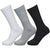 Front - Exceptio Unisex Adult Sports Crew Socks (Pack of 3)